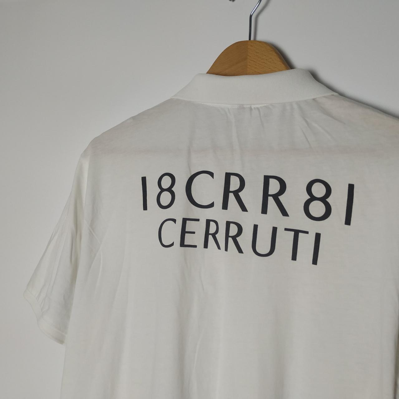 Cerruti 1881 White Mens Polo Maglia Polo Manica Depop