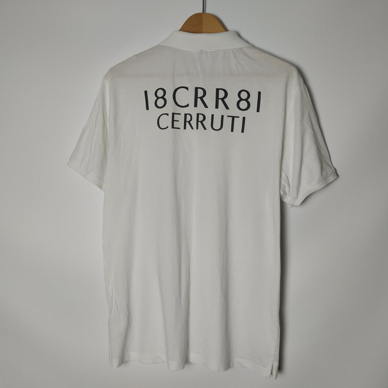 Cerruti 1881 White Mens Polo Maglia Polo Manica Depop