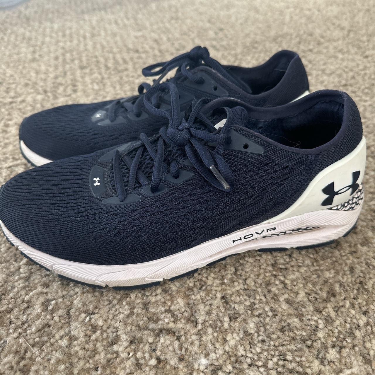 Under armour navy on sale trainers