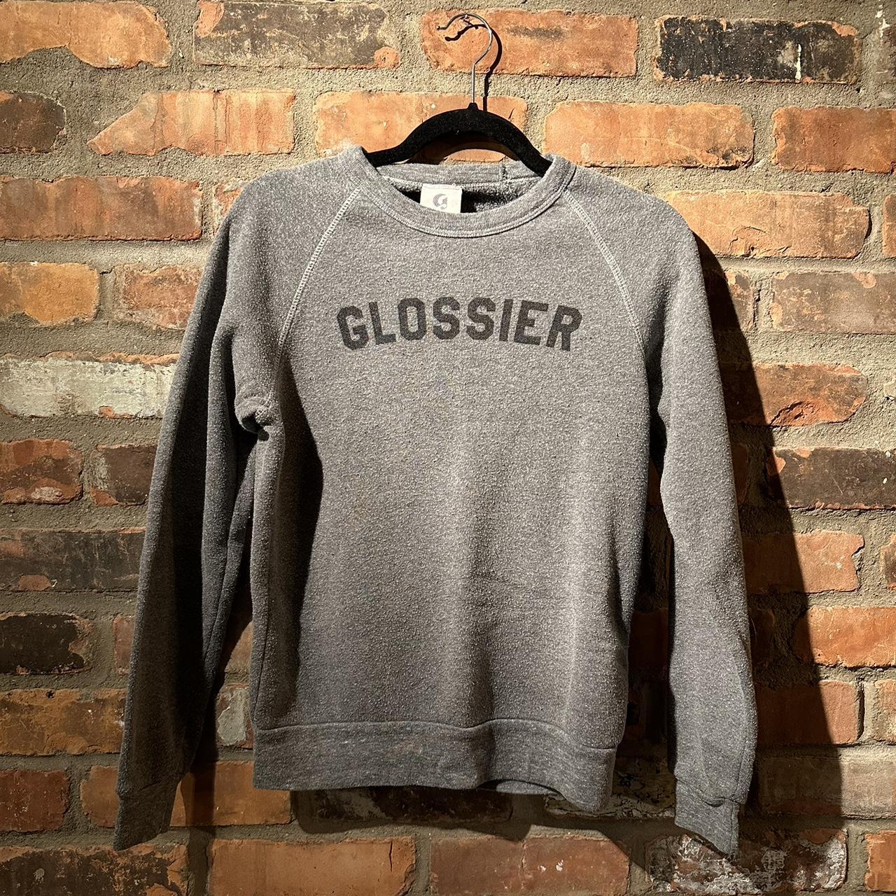 Glossier discount grey sweatshirt