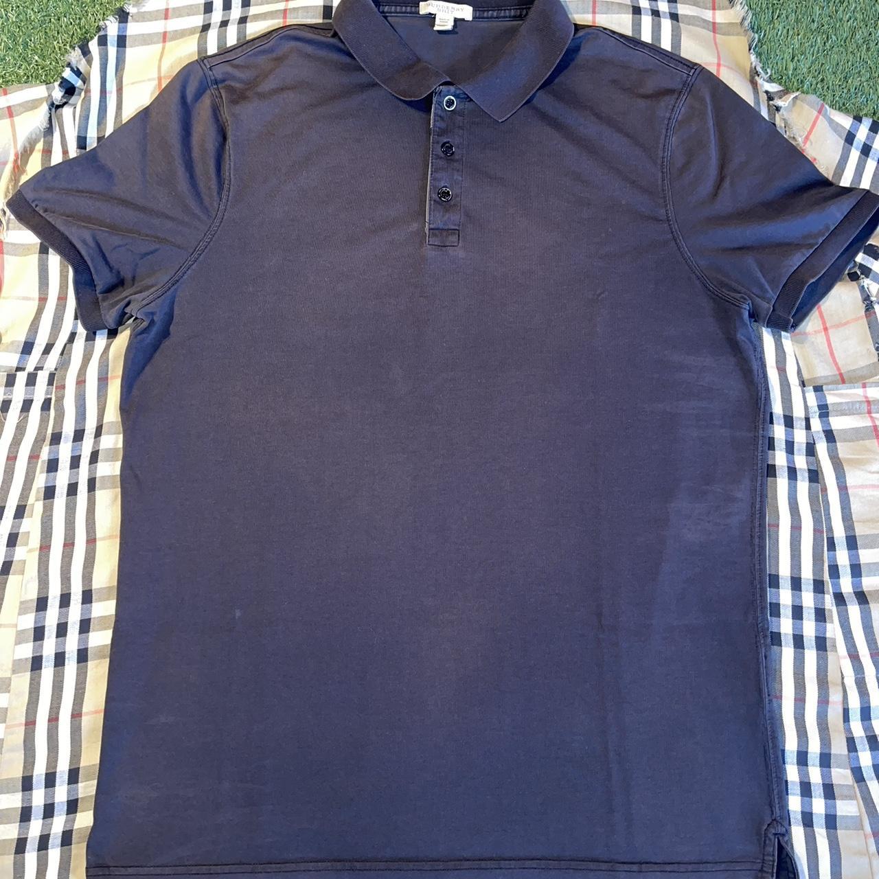 Burberry Brit polo button up t shirt in a size XL.... - Depop