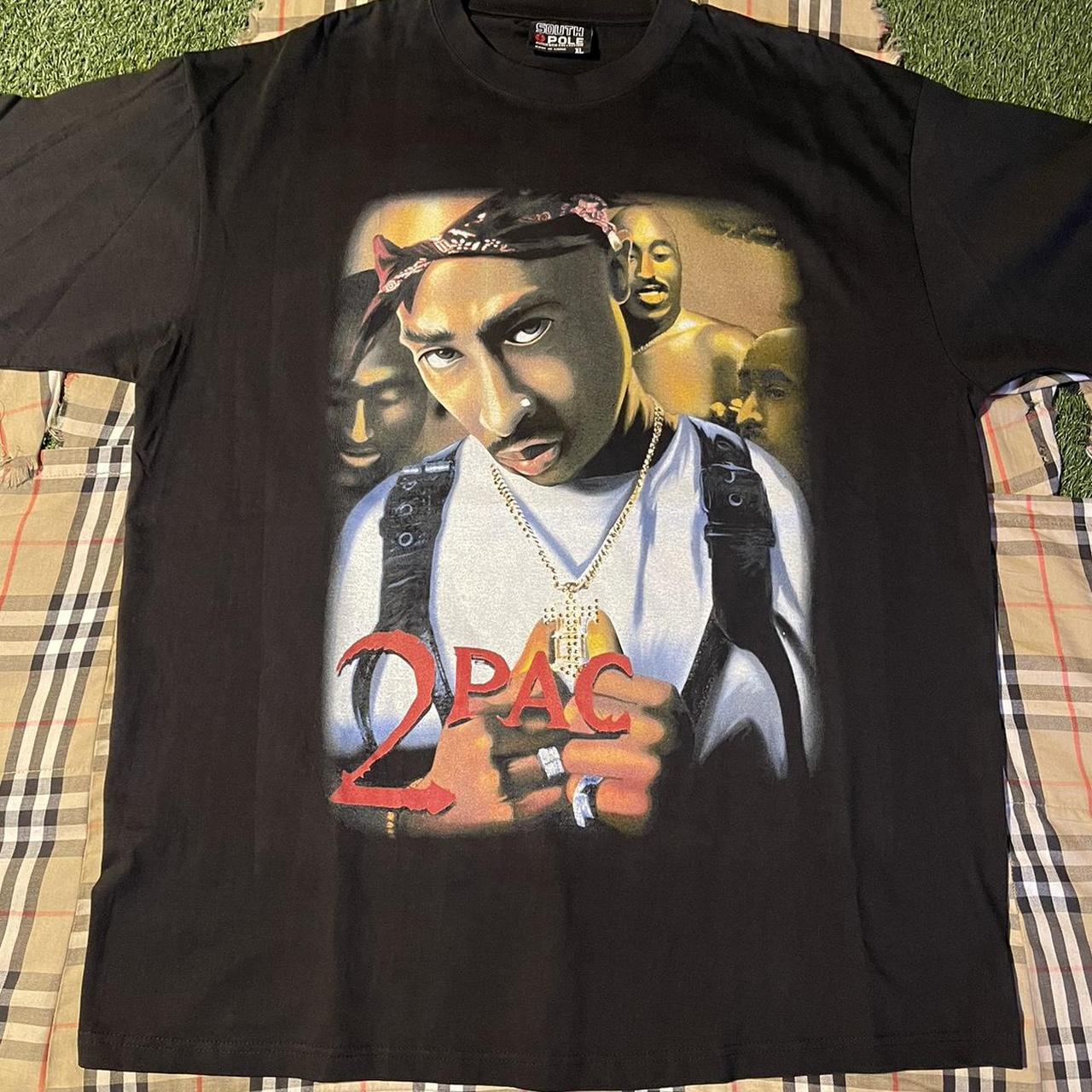 Vintage y2k 2pac Tupac Shakur Dear Mama rap t shirt... - Depop