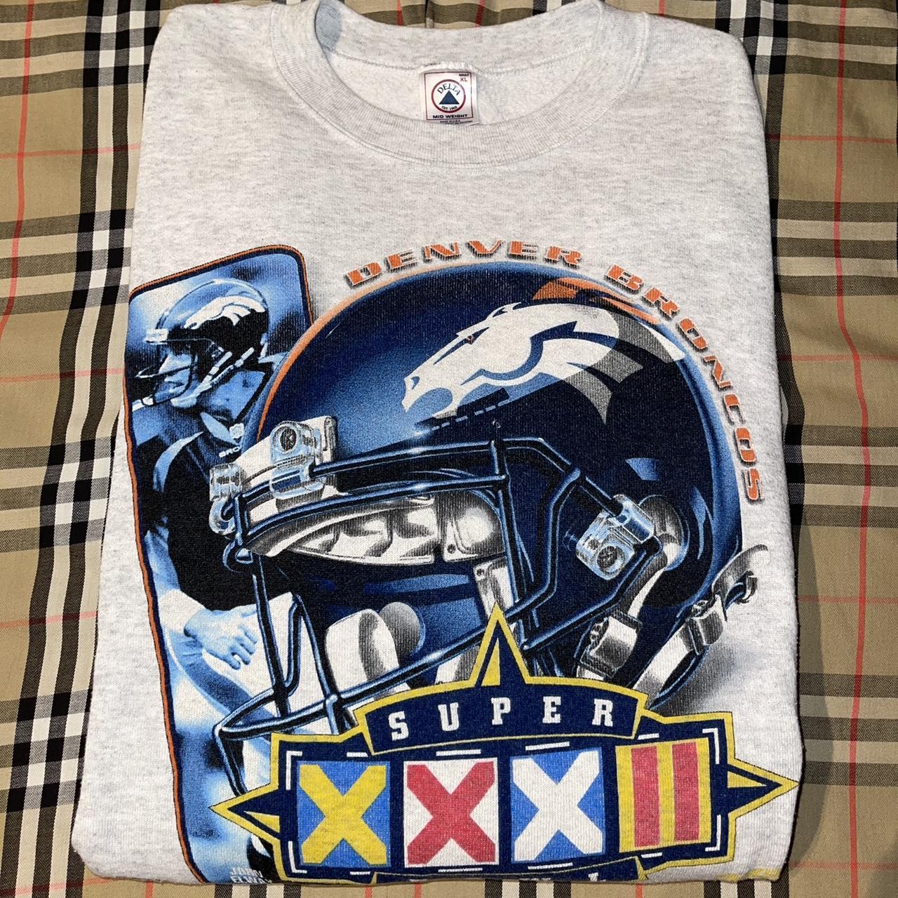 1998 Denver Broncos Super Bowl XXXII Champions Vintage T-shirt 