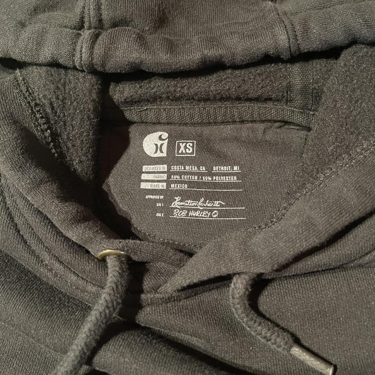 Hurley Carhartt Heavyweight Workwear Black Pullover... - Depop