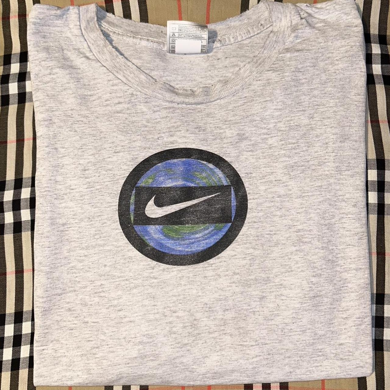 Vintage 90s Nike Earth ACG center swoosh rare t... - Depop