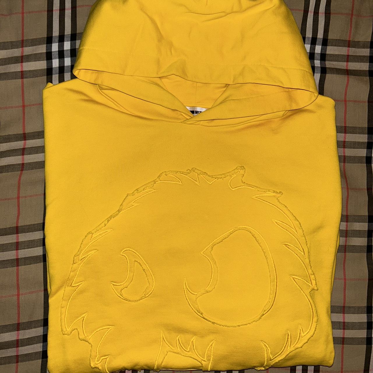 Alexander mcqueen yellow hoodie best sale