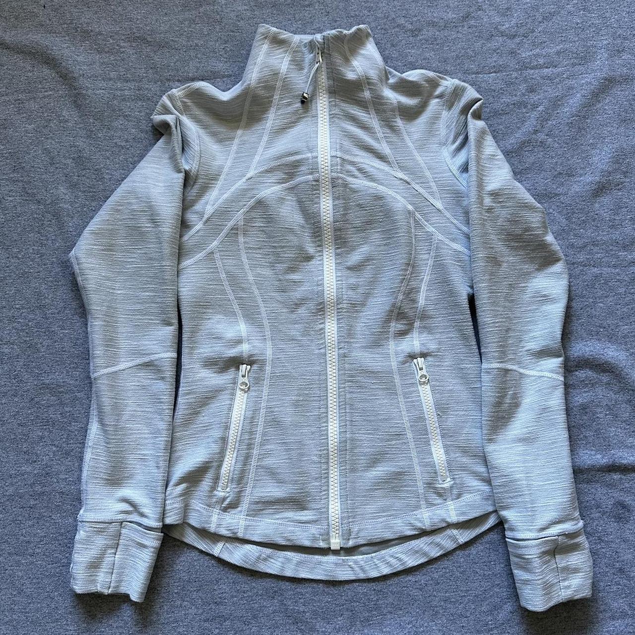 Grey Lululemon BBL Jacket Women's 4 P2P = 16in T2B... - Depop