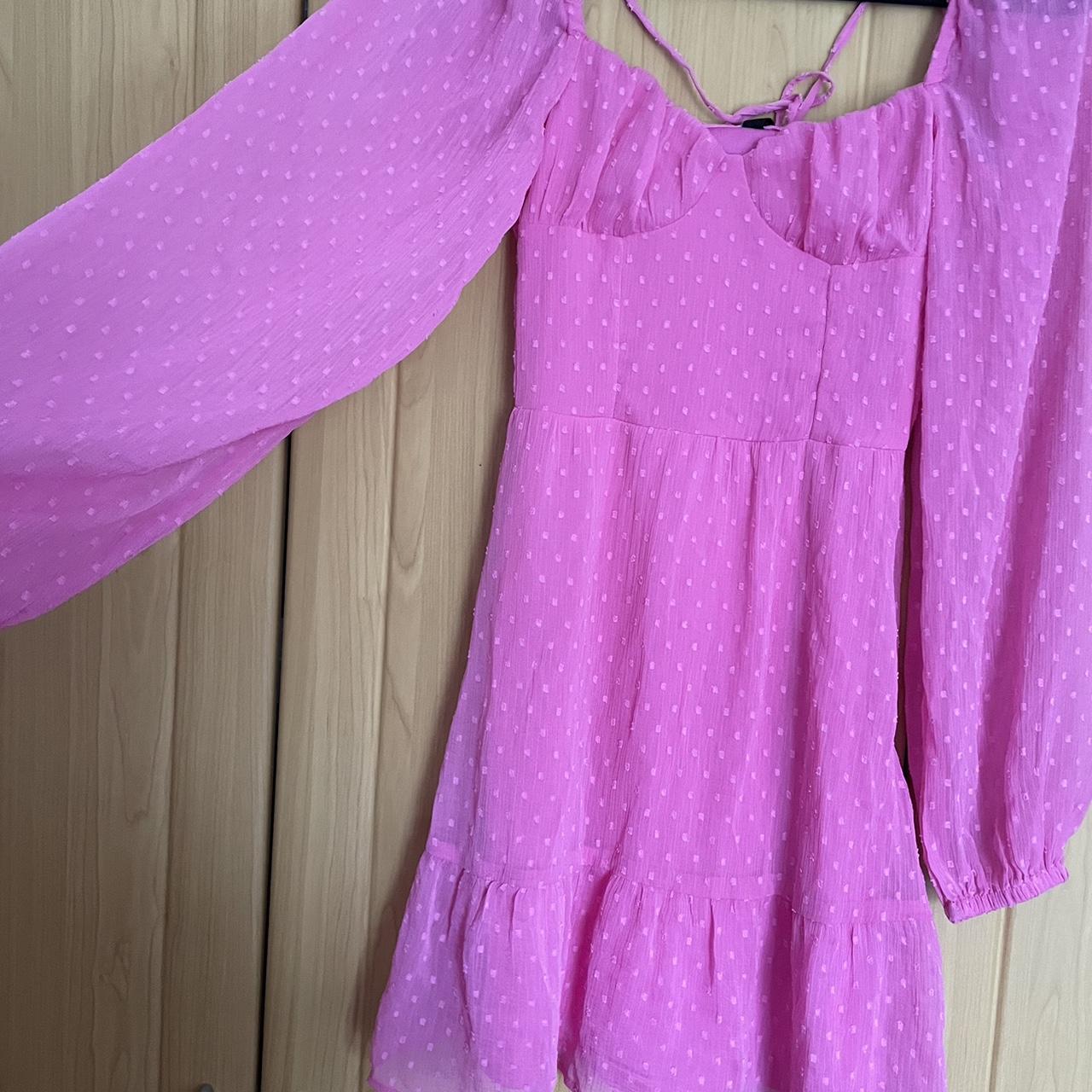 H&M Women's Pink Dress Depop