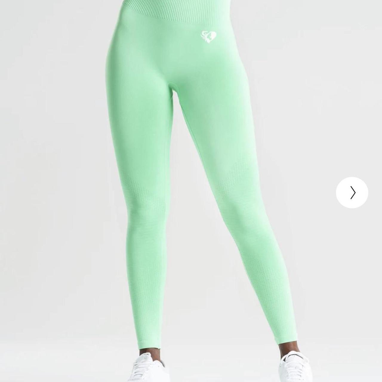 Womens best leggings in ash green Size Xs Good... Depop