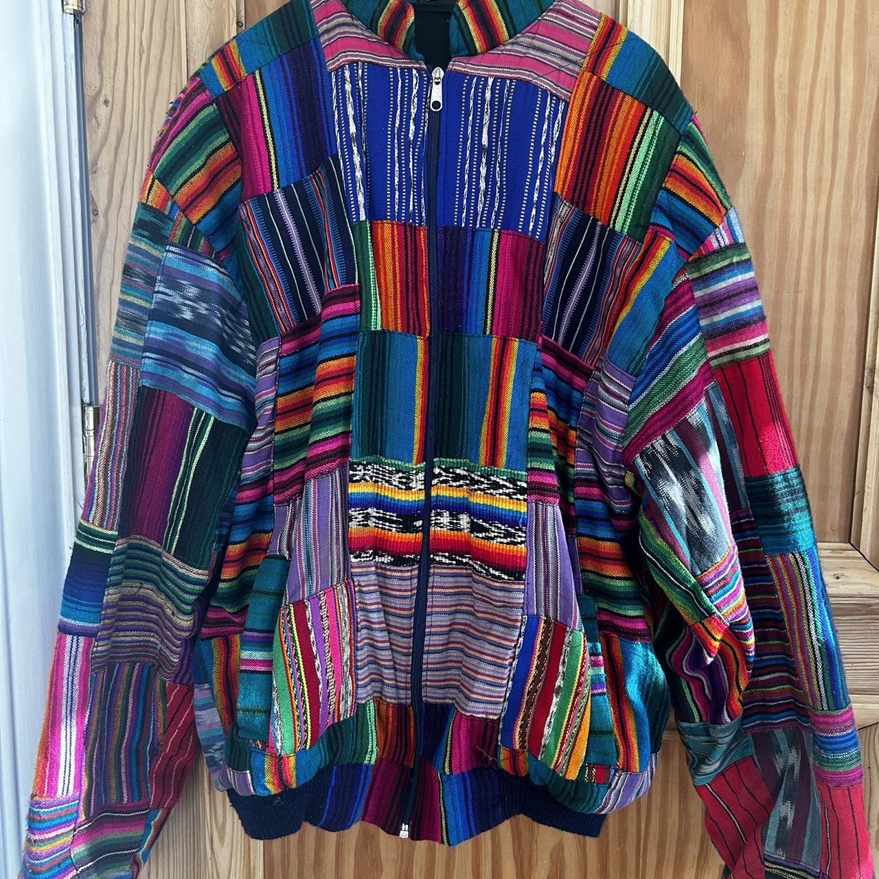 Original 70s unisex patchwork jacket True 70s... - Depop