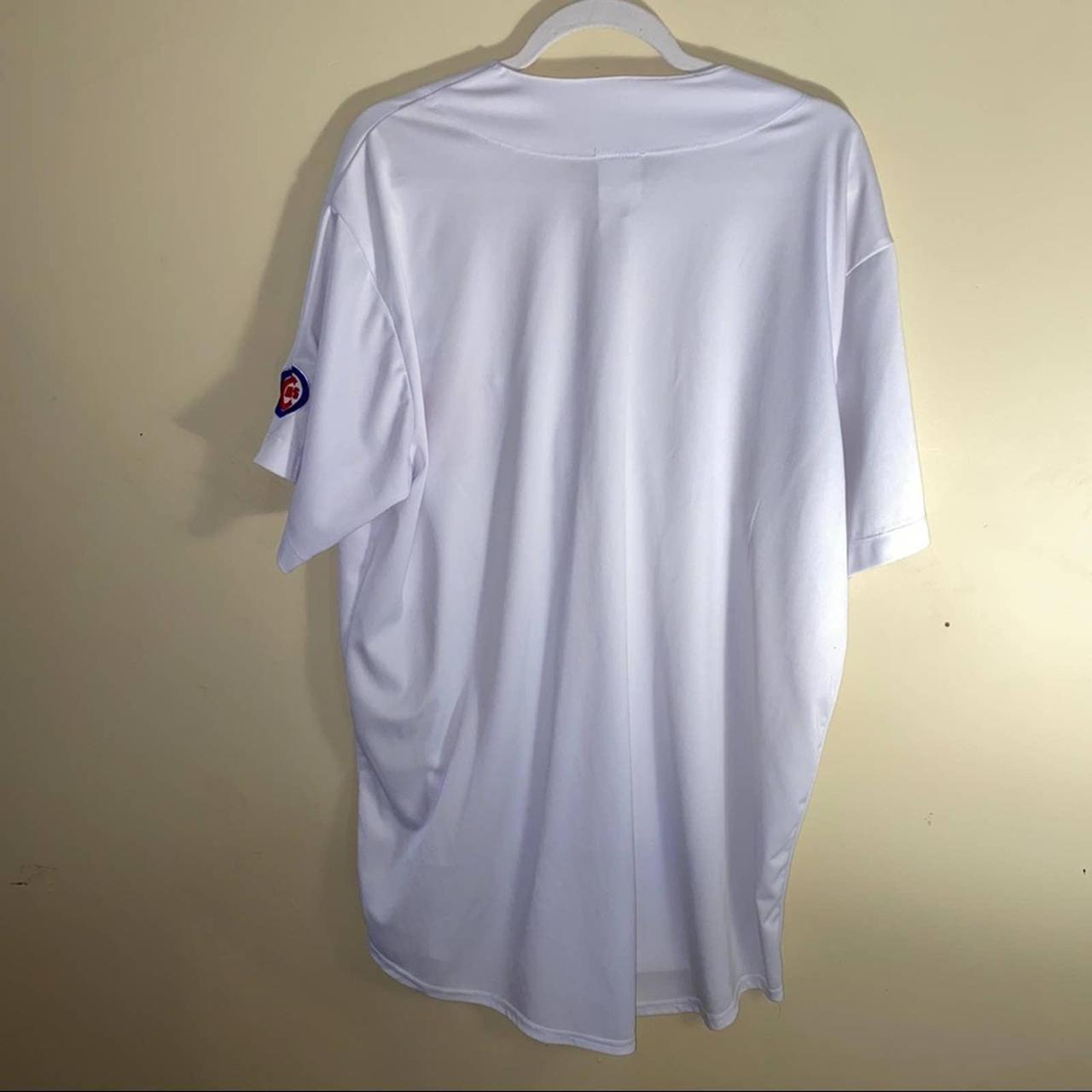 Great condition all white Cubs jersey XXL. Majestic - Depop