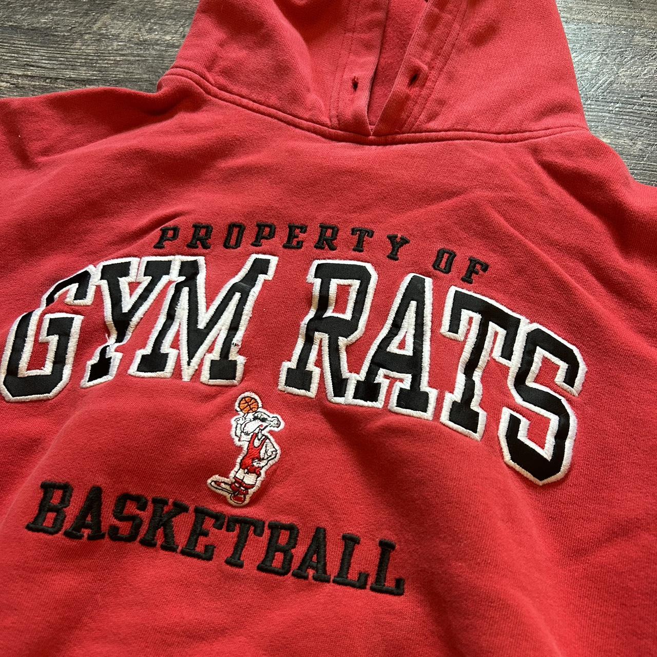 Red Vintage Gym Rats Sweatshirt Size L (no... Depop