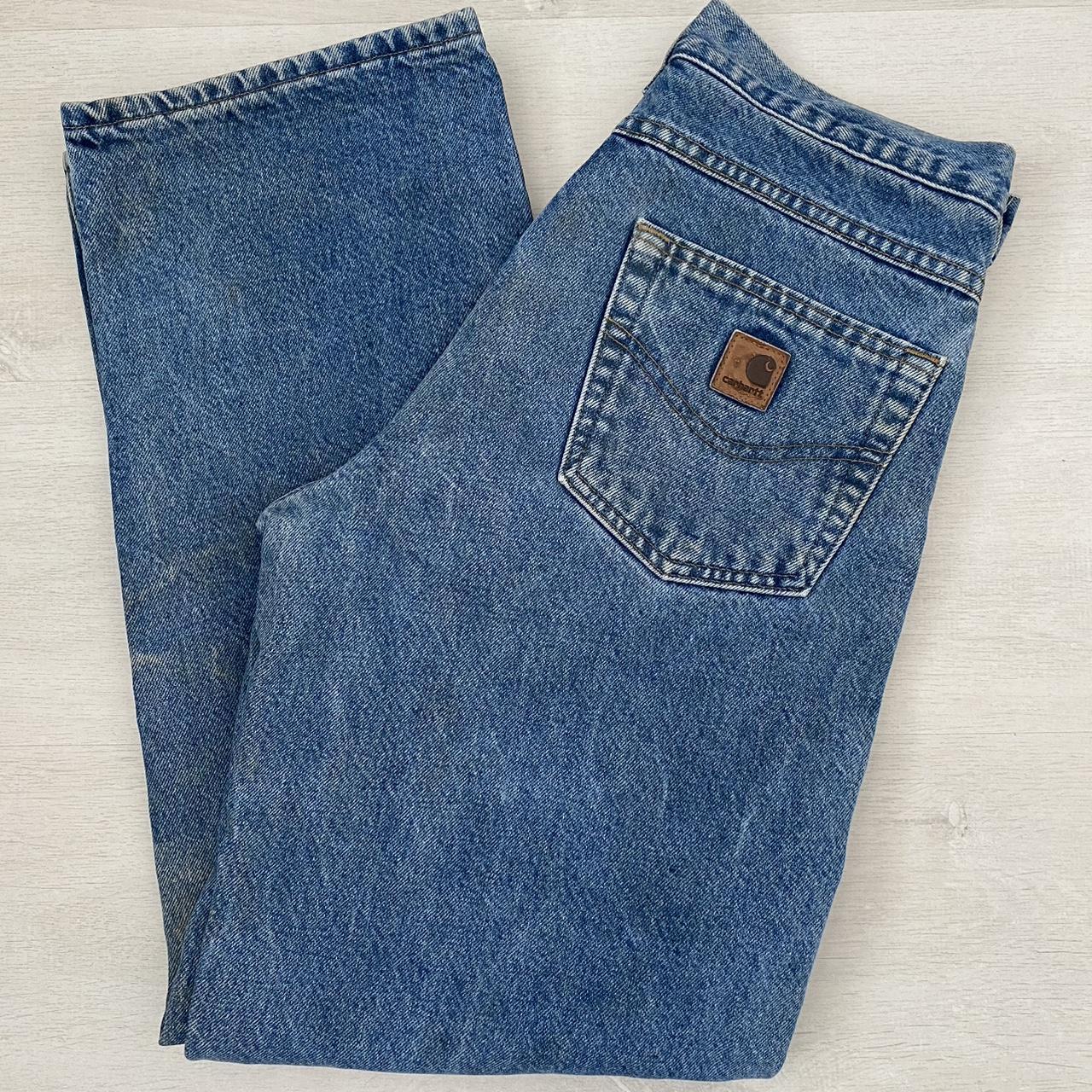 Carhartt Carpenter Jeans Blue W30 L30 Label Size:... - Depop