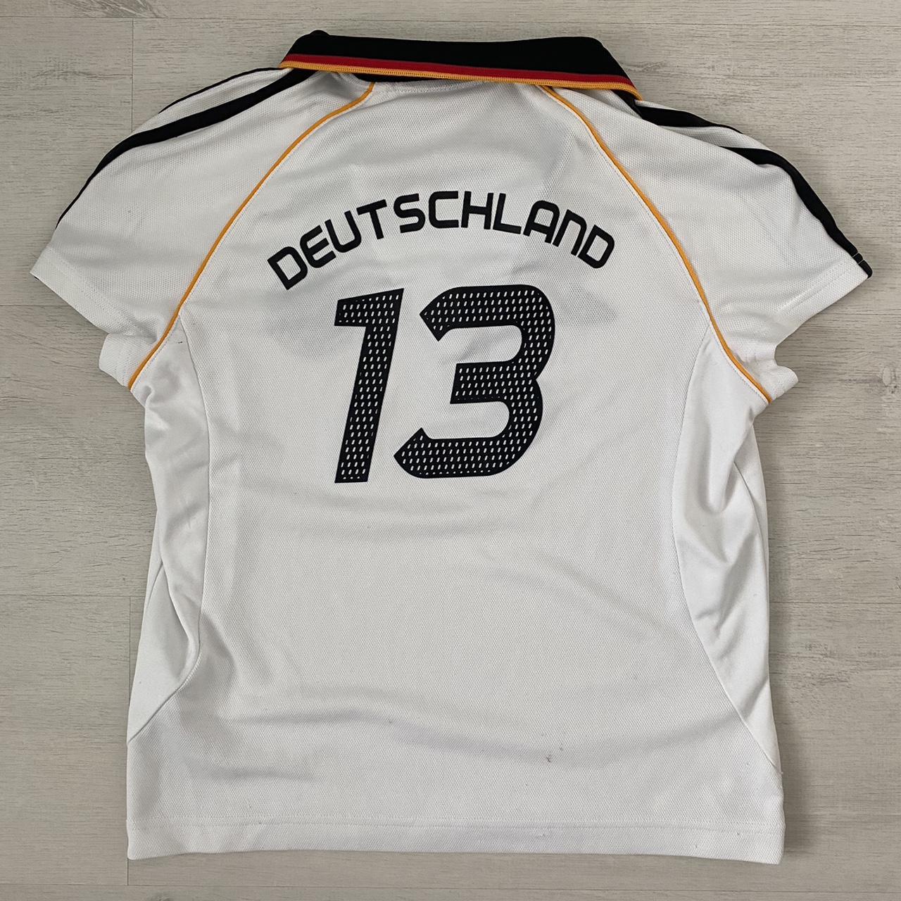 Vintage Germany Adidas Women’s Football Shirt... - Depop