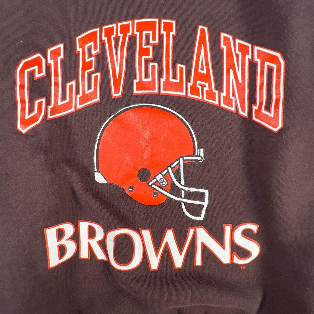 Vintage 90's Cleveland Browns sweatshirt. Made in - Depop