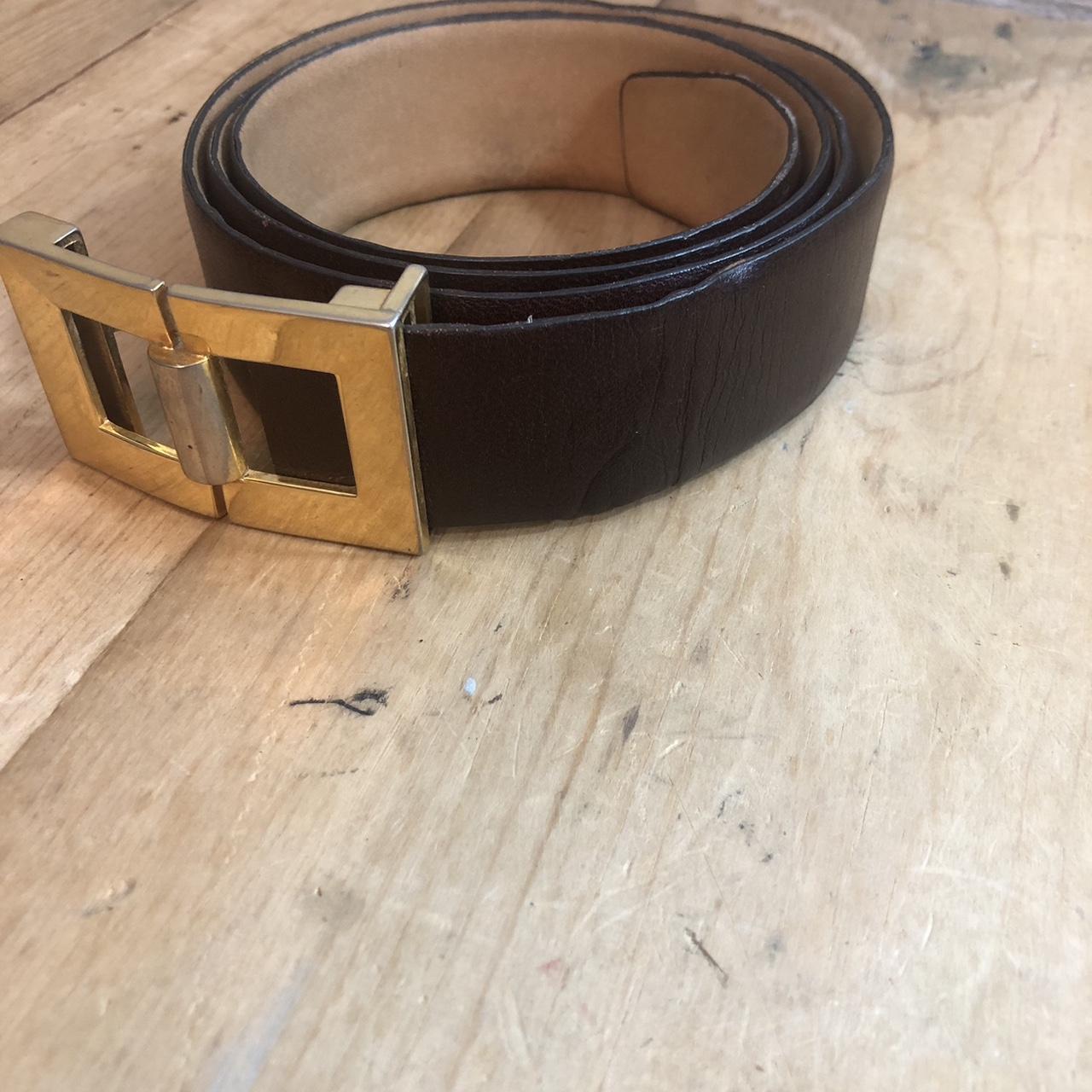 Women’s Top Grain Cowhide Leather Belt SZ 40 Waist... Depop