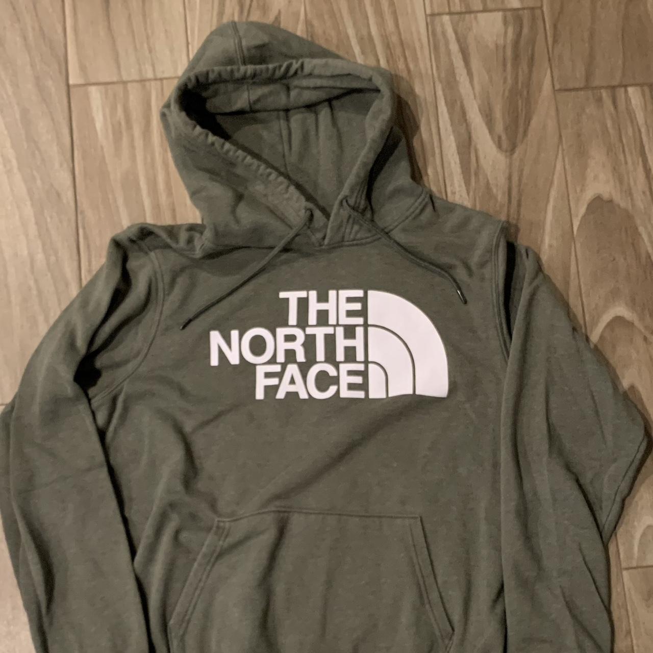 Green North Face Hoodie
 Green North Face Hoo Chest 22 Length 25 Depop