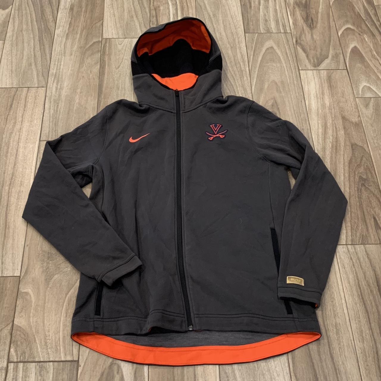 Nike orange and deals black hoodie