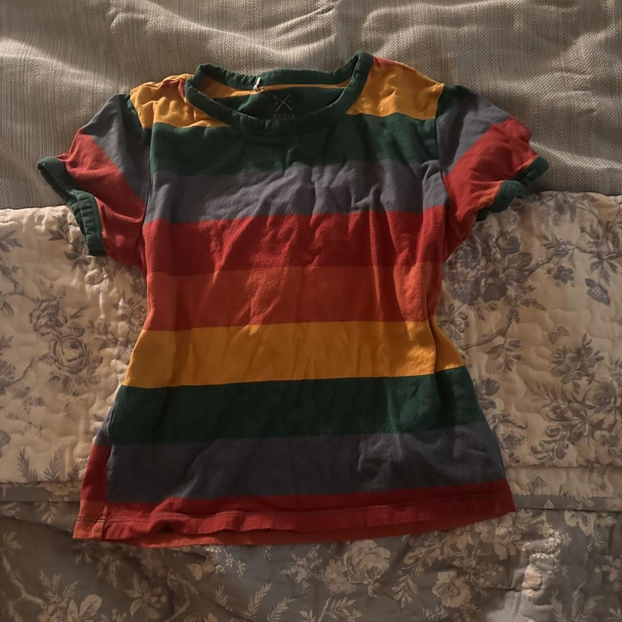 pacsun rainbow striped shirt