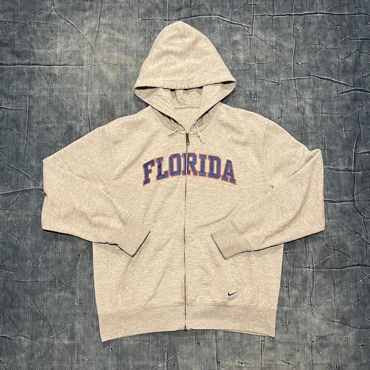 Y2K Nike University of Florida Zip Up Hoodie Mens... - Depop