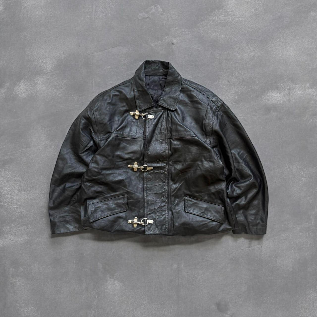 Vintage Leather Fireman Jacket - Unique And Stylish Used | eBay