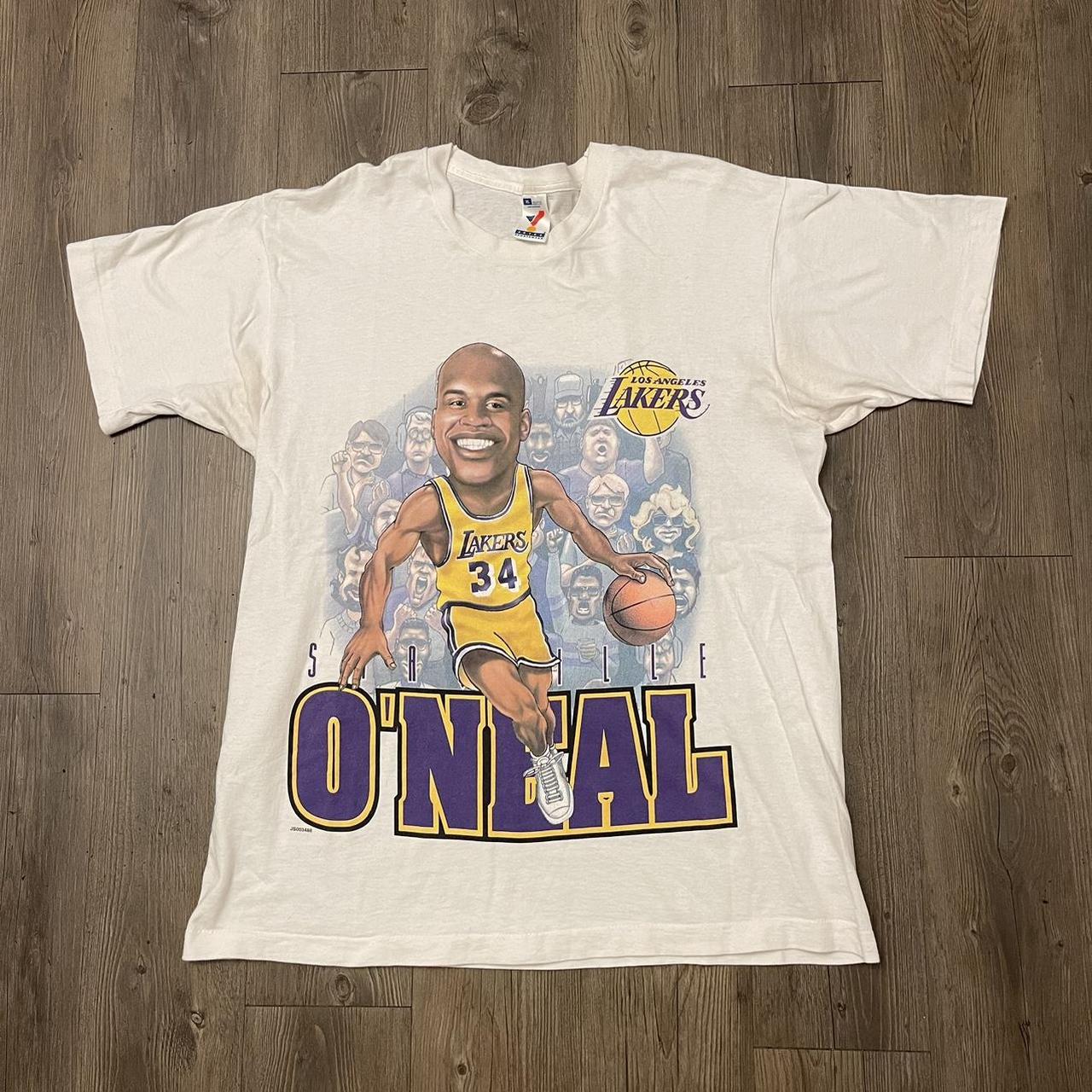 Vintage Shaquille O'Neal Los Angeles Lakers Jersey - Depop