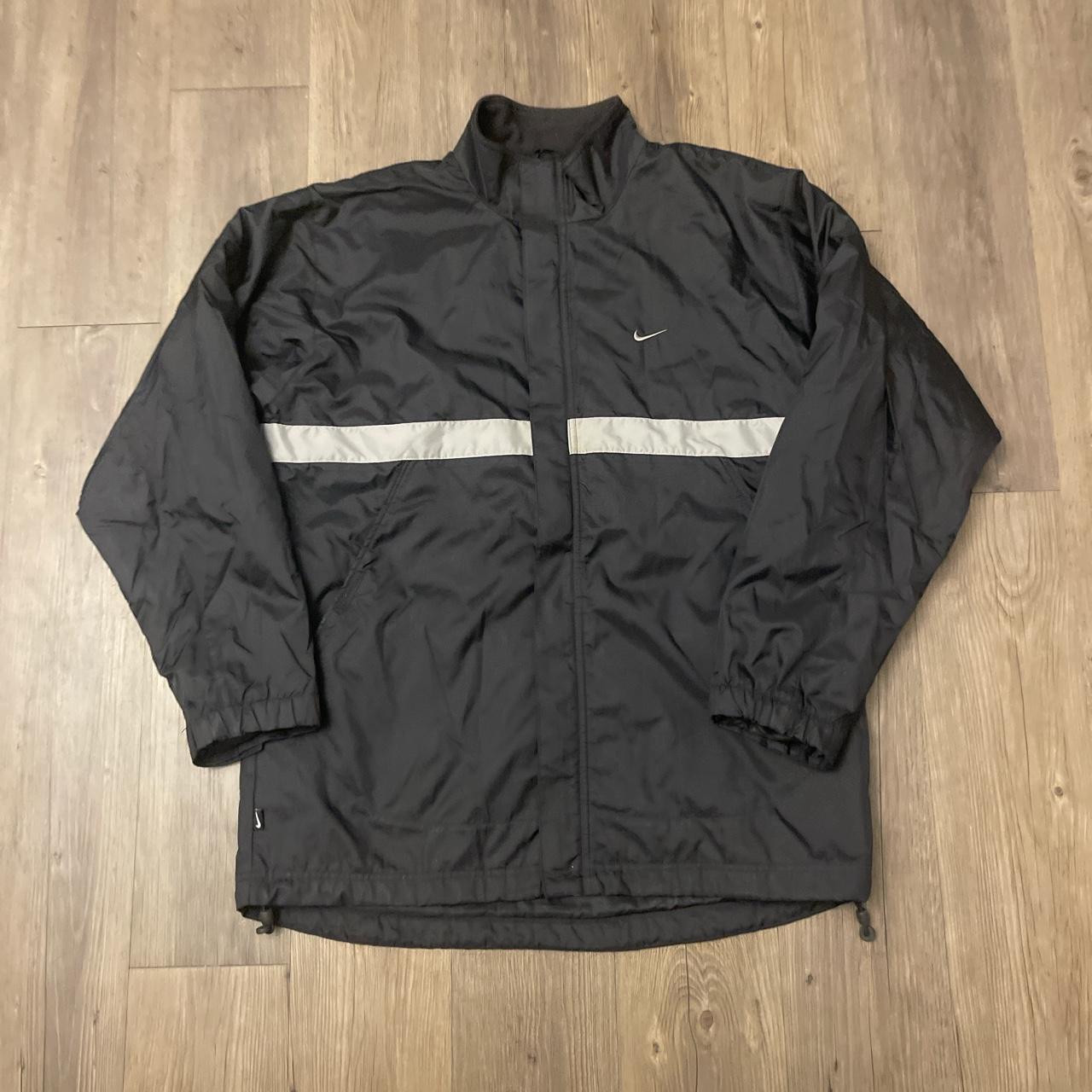 Nike Men's Black and Grey Jacket | Depop