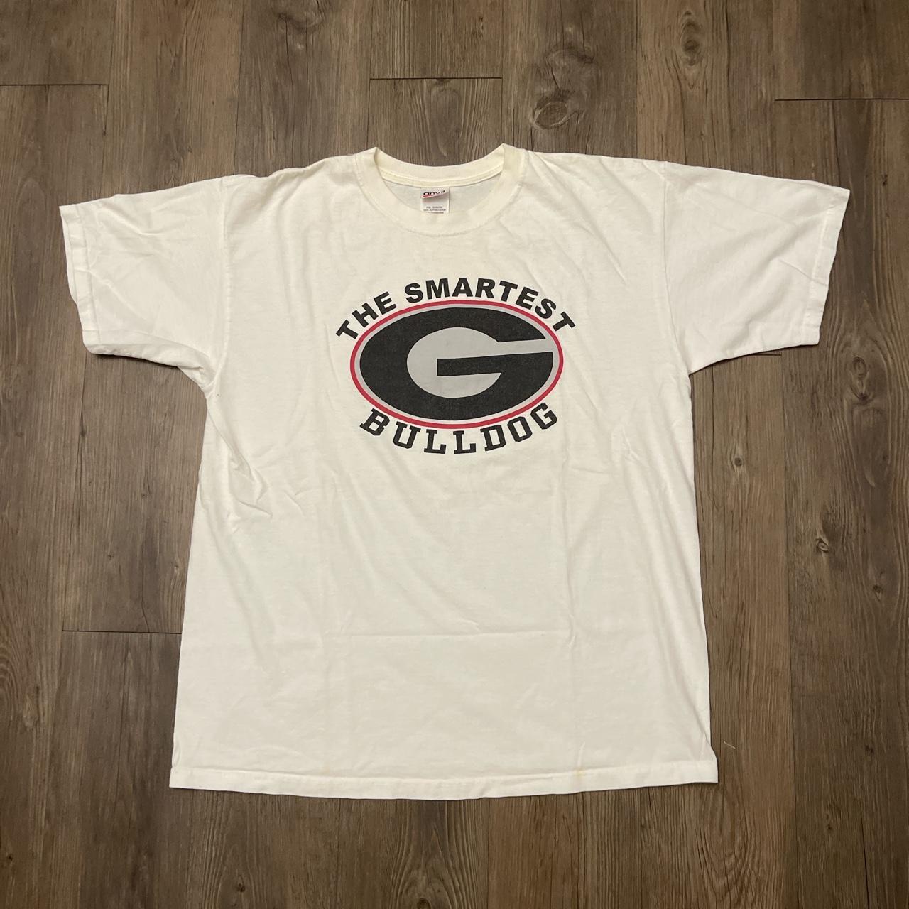 Vintage The Smartest Georgia Bulldogs T-Shirt Size... - Depop