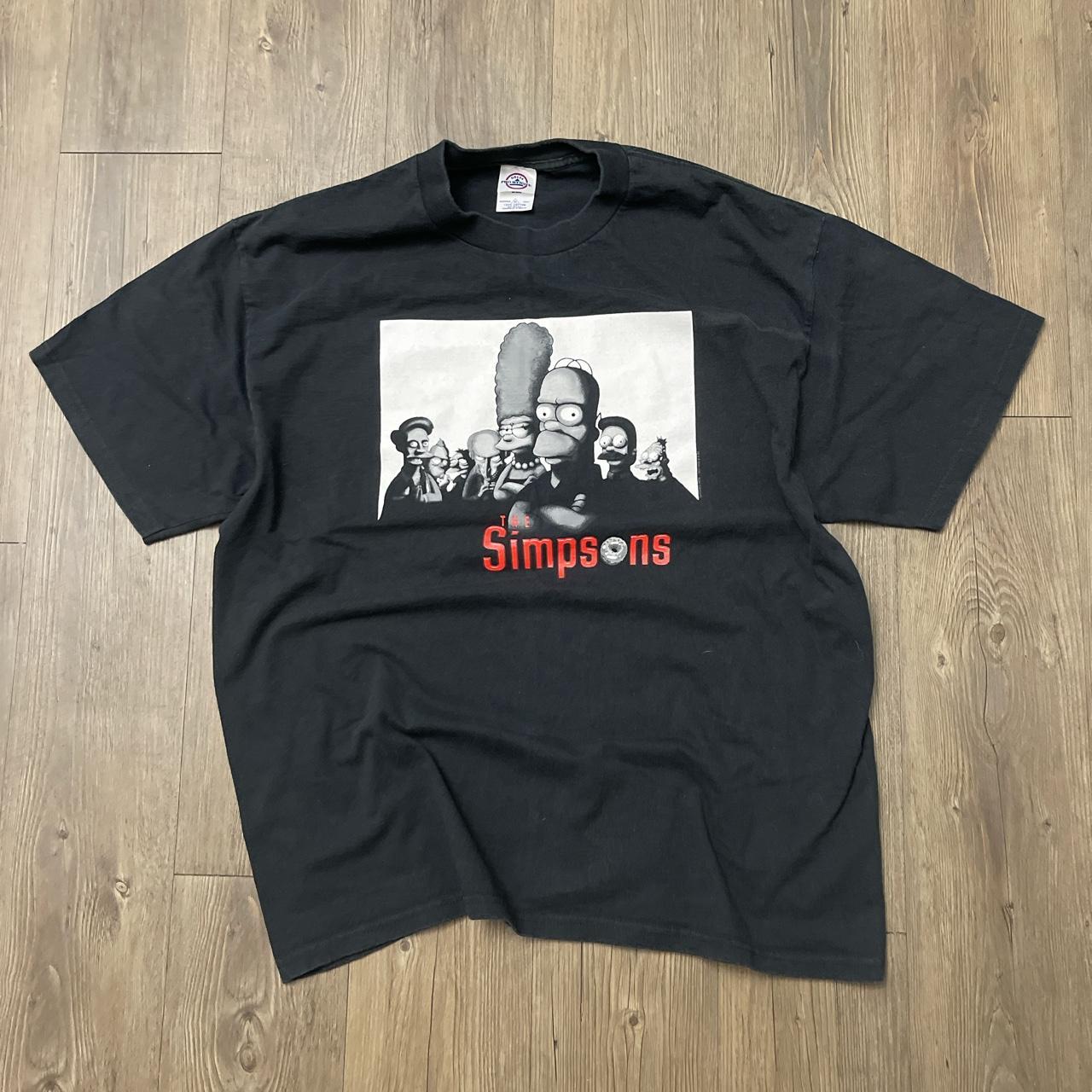 Vintage Y2K The Simpsons Sopranos T-Shirt Size... - Depop