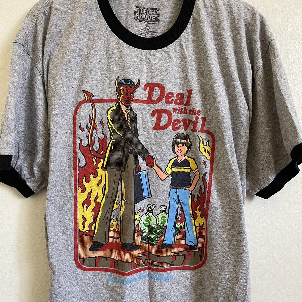 Steven Rhodes Threadless Deal With The Devil Depop 9926