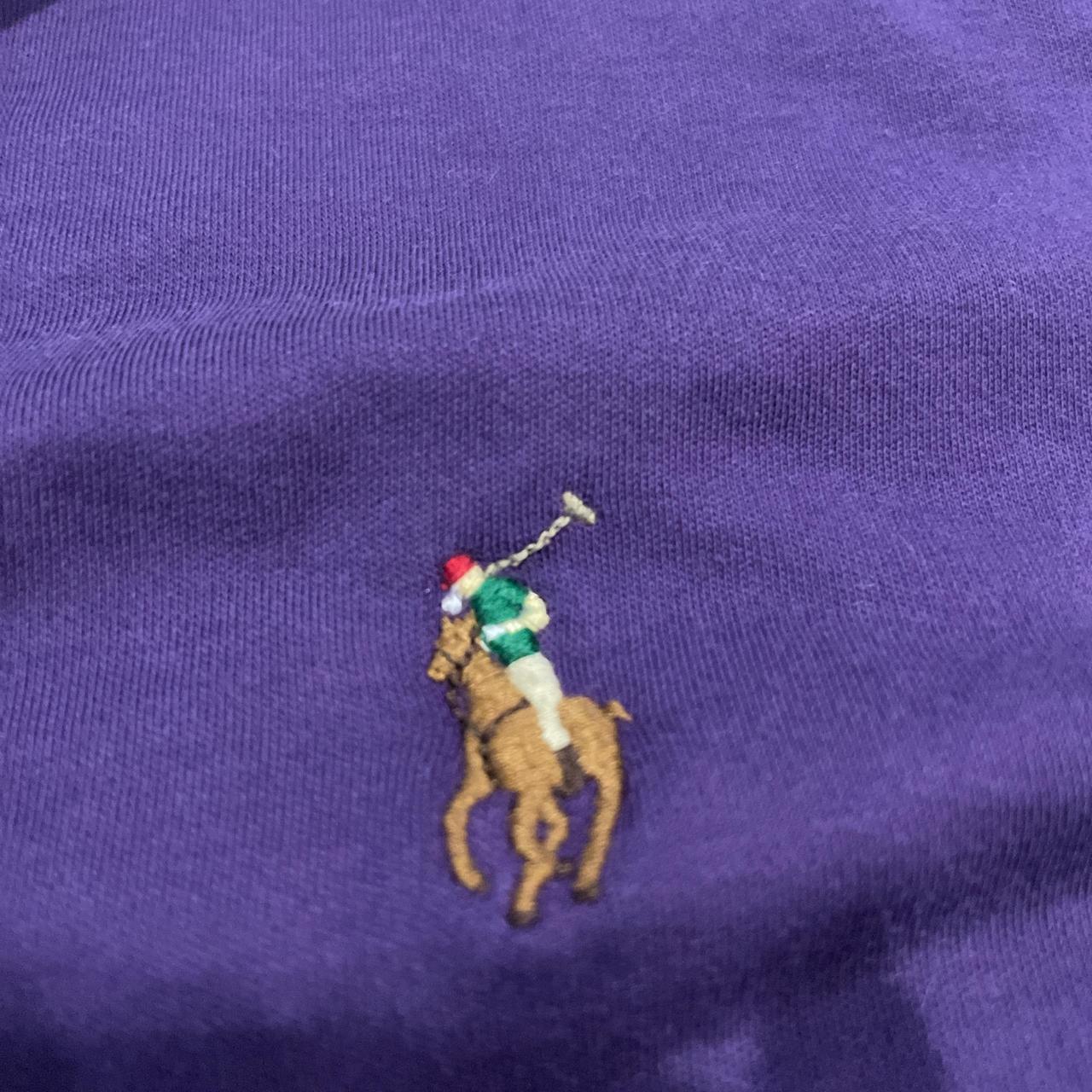 Polo Ralph Lauren Men's Polo shirt - Purple - XL … - image 3