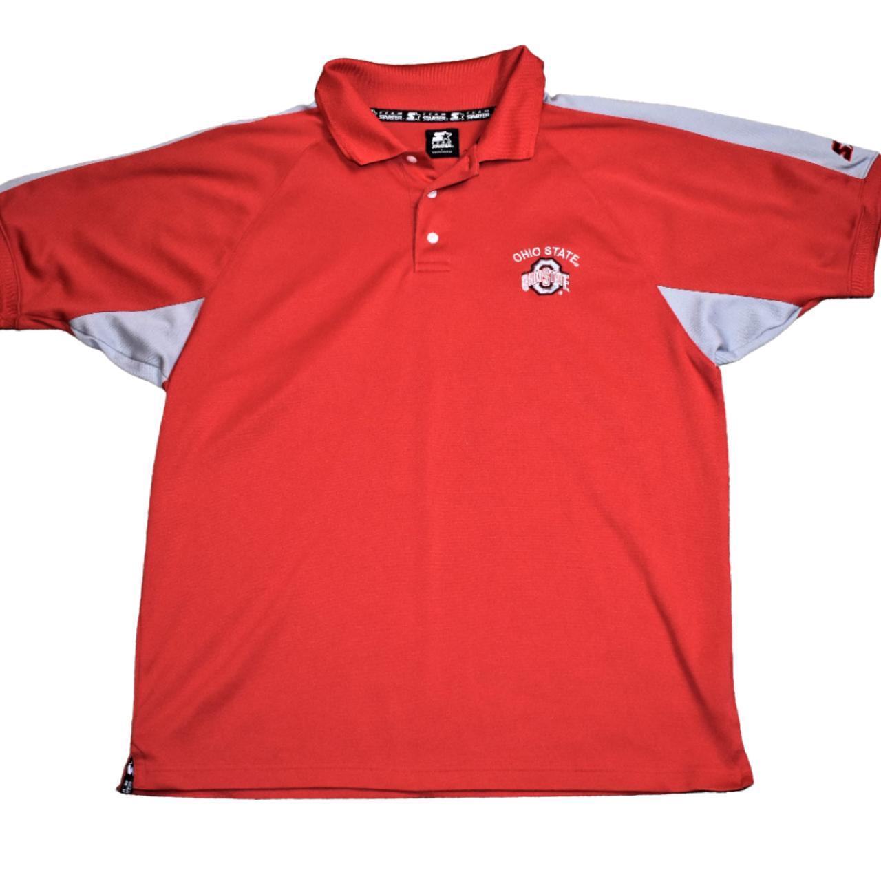 Ohio State Red Starter Polo This shirt is in... - Depop