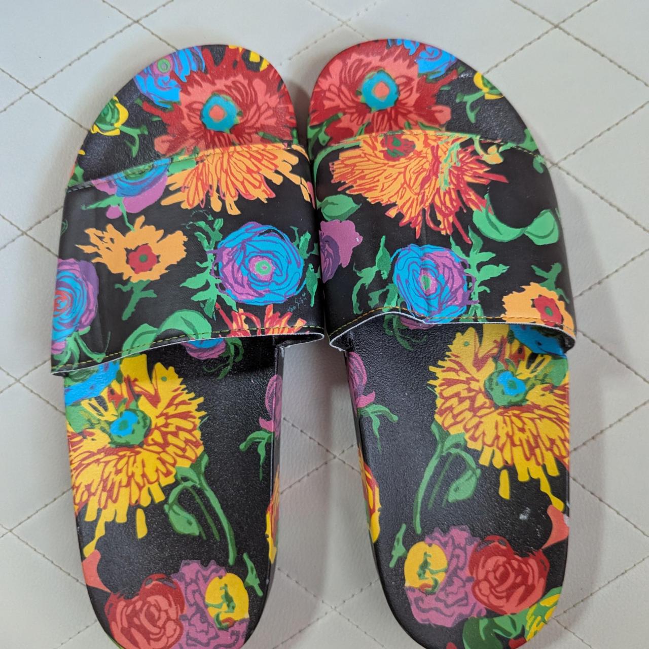 Women's Slides - Multi - One size – floral slides… - image 3