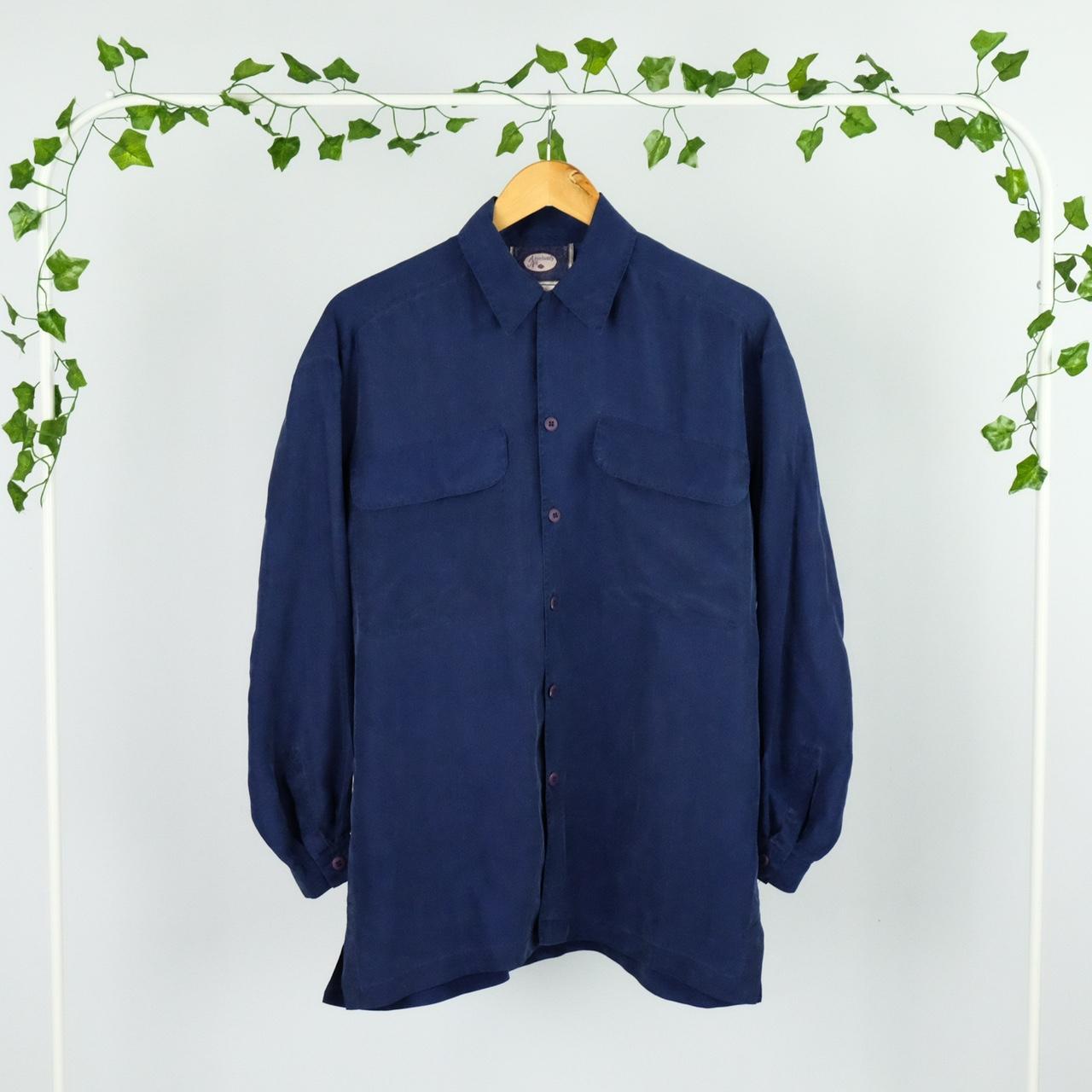 Men's Navy Shirt | Depop