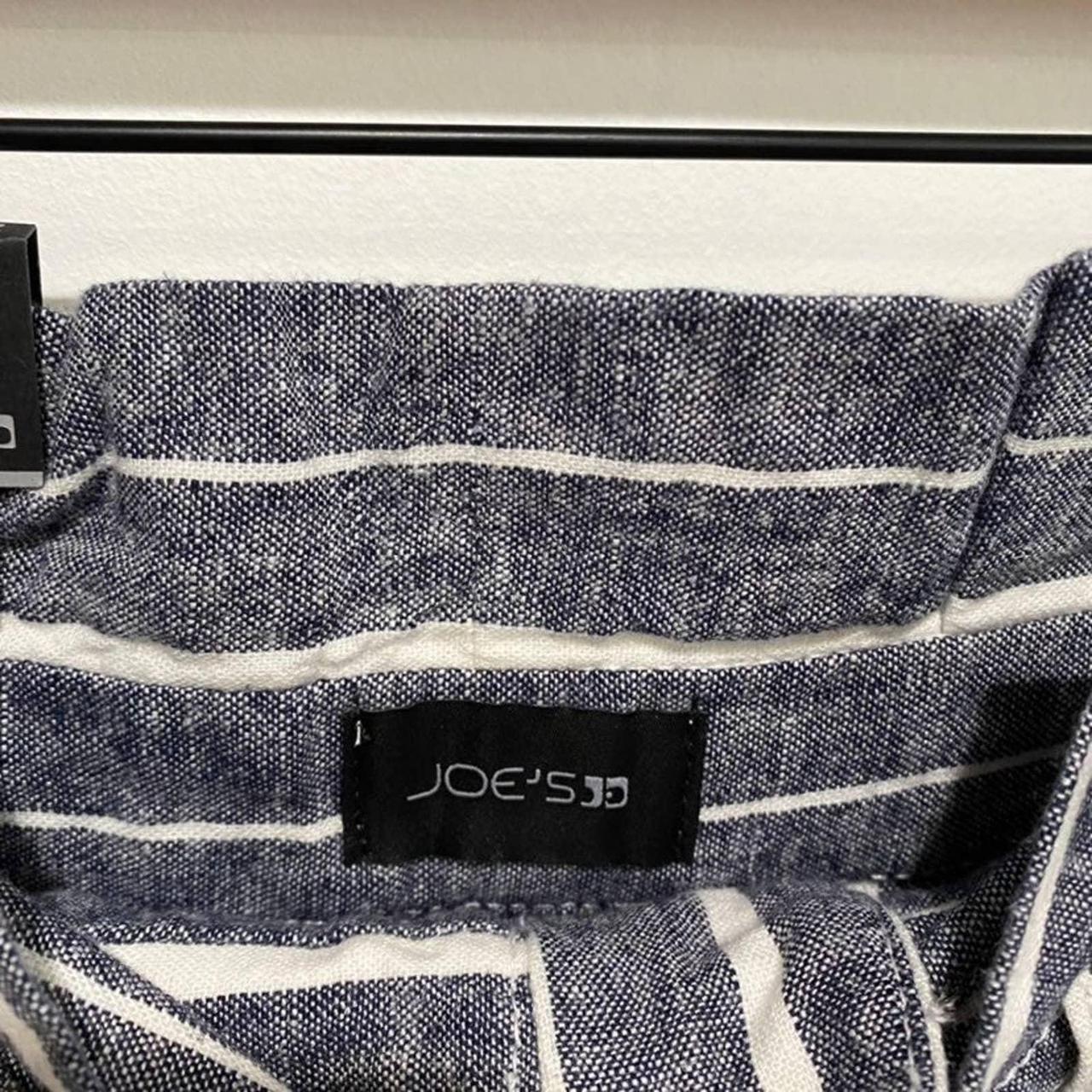 Joe's Jeans Men's Blue and White Shorts Depop