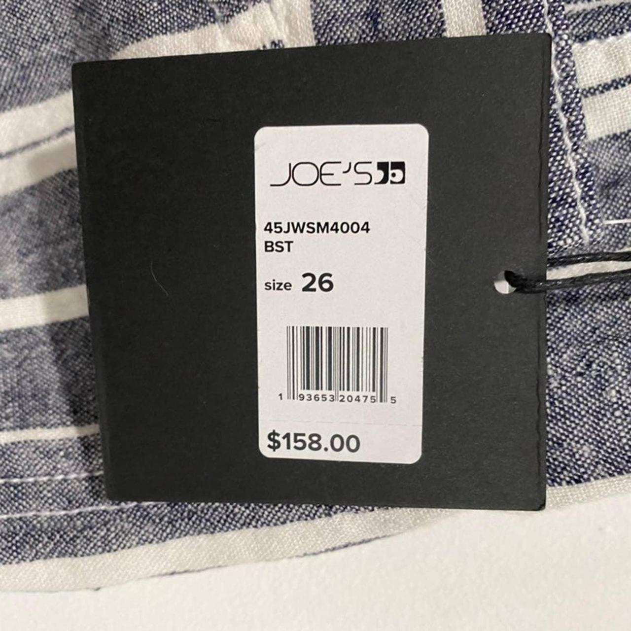 Joe's Jeans Men's Blue and White Shorts Depop