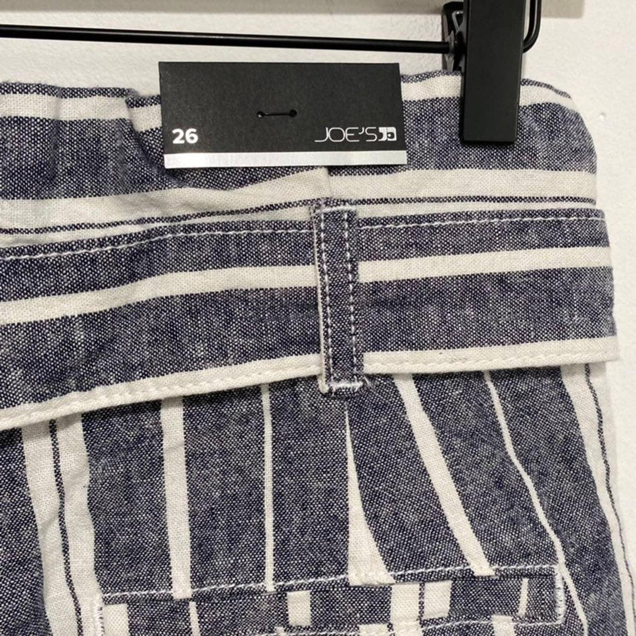 Joe's Jeans Men's Blue and White Shorts Depop