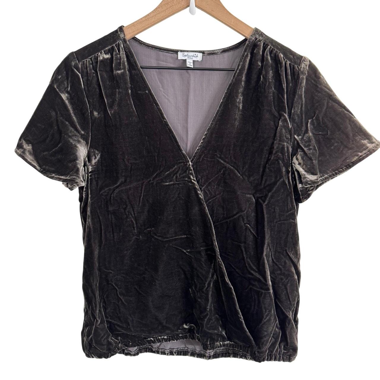 Splendid Women's Blouse Grey/Silver S – Splendid Popover