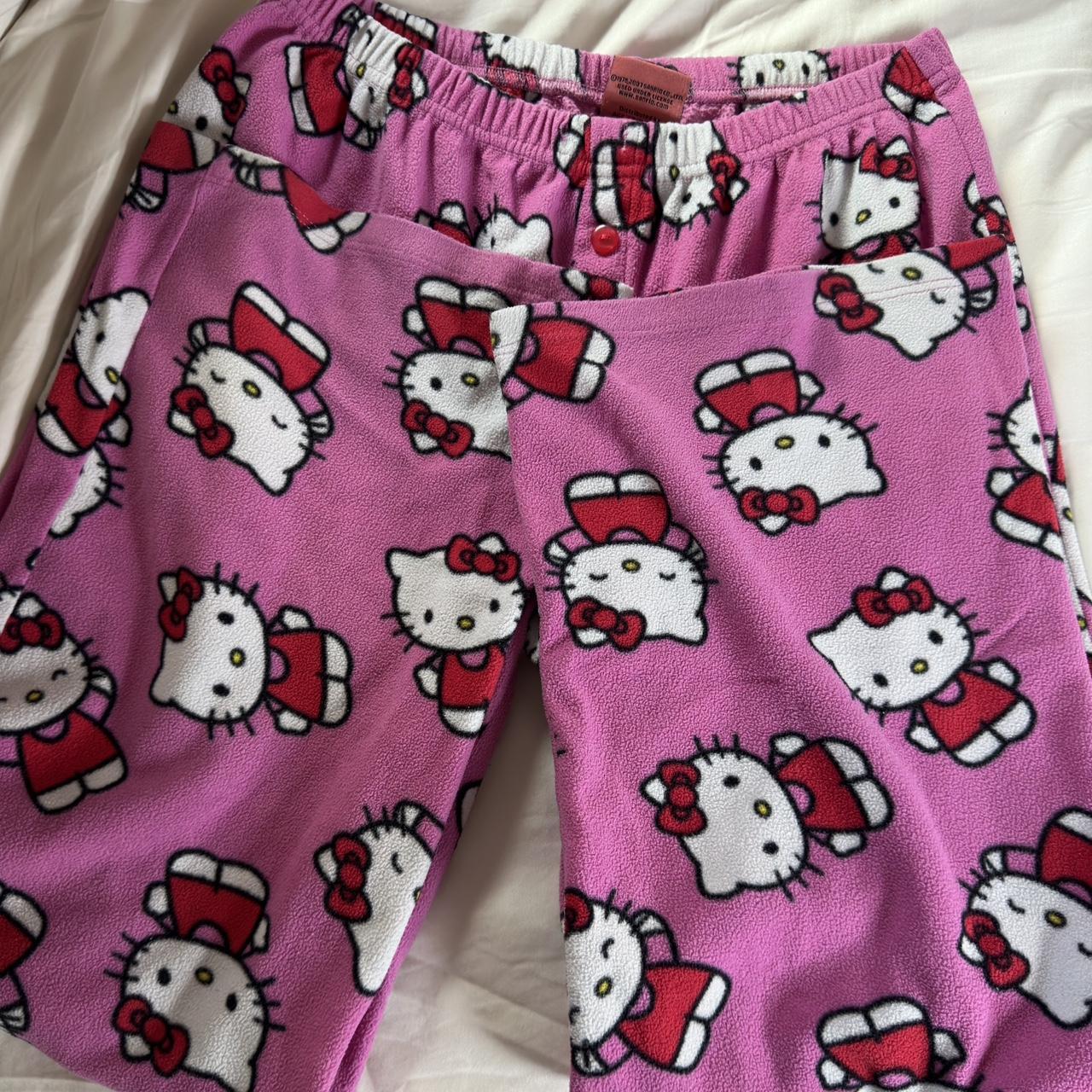 Hello Kitty Women's Trousers | Depop