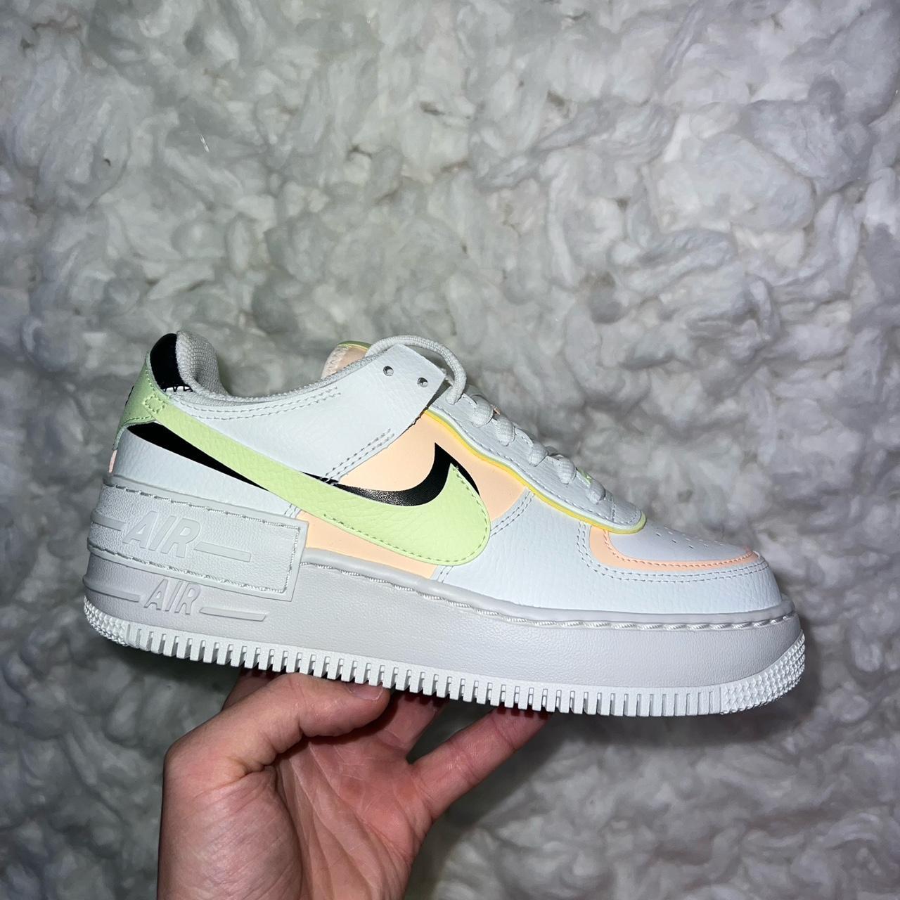 Nike Air Force 1 Shadow Volt Crimson Tint 🌟🌻 100%... - Depop