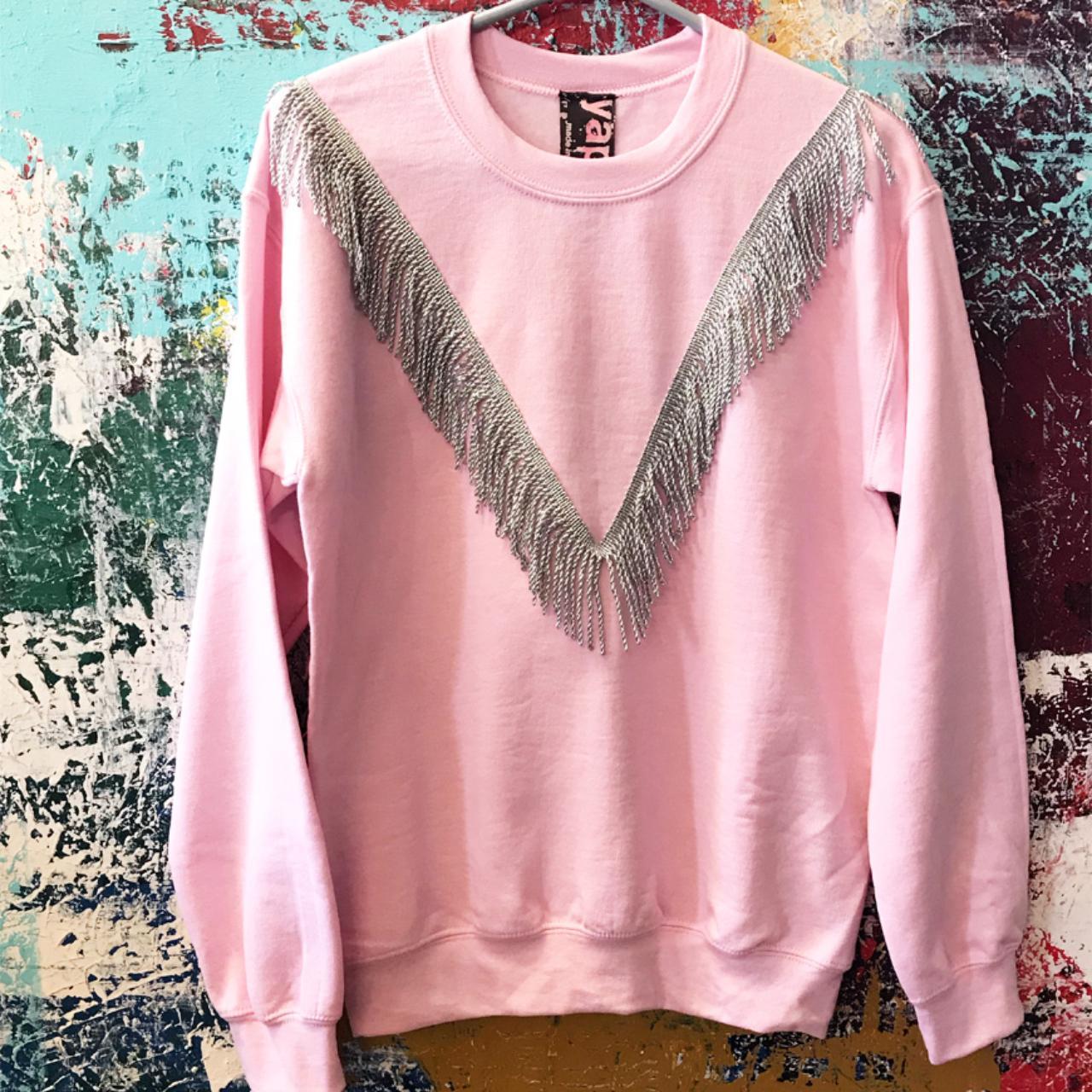 Women's Pink Sweatshirt Depop