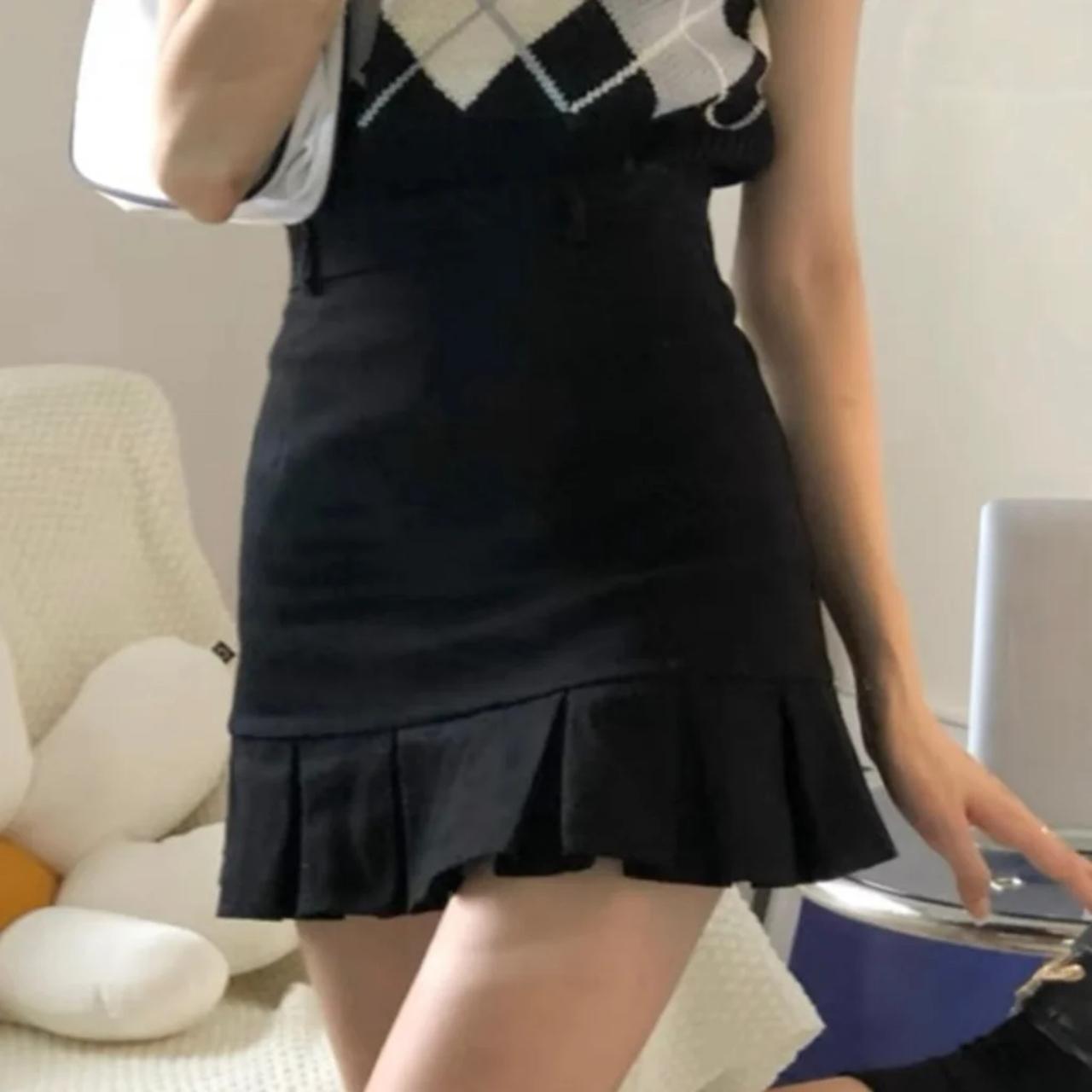 korean kpop fashion style a line pleated skirt new&mldr; - Depop