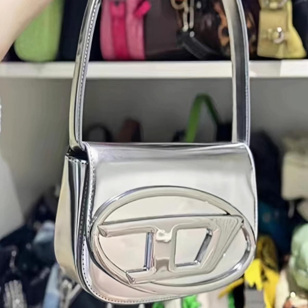 Diesel Bag - 1DR Bright Silver, Brand New, Unused,, | Depop
