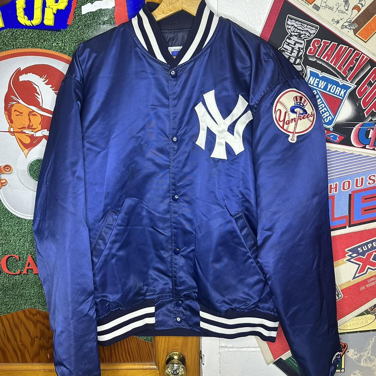 Los Angeles Dodgers Vintage Jacket Black and white - Depop