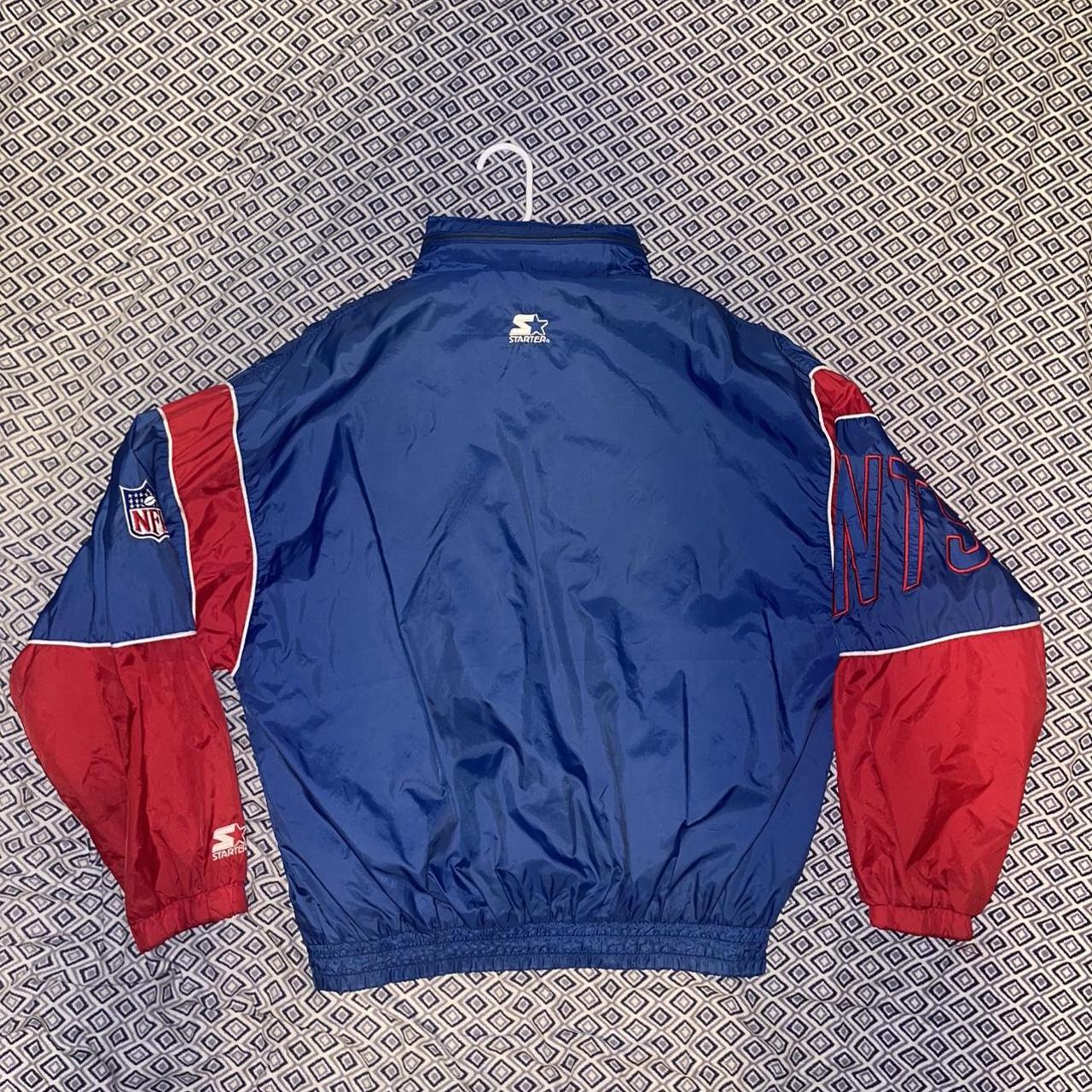 NY Giants vintage jacket Size L #nygiants #vintage - Depop