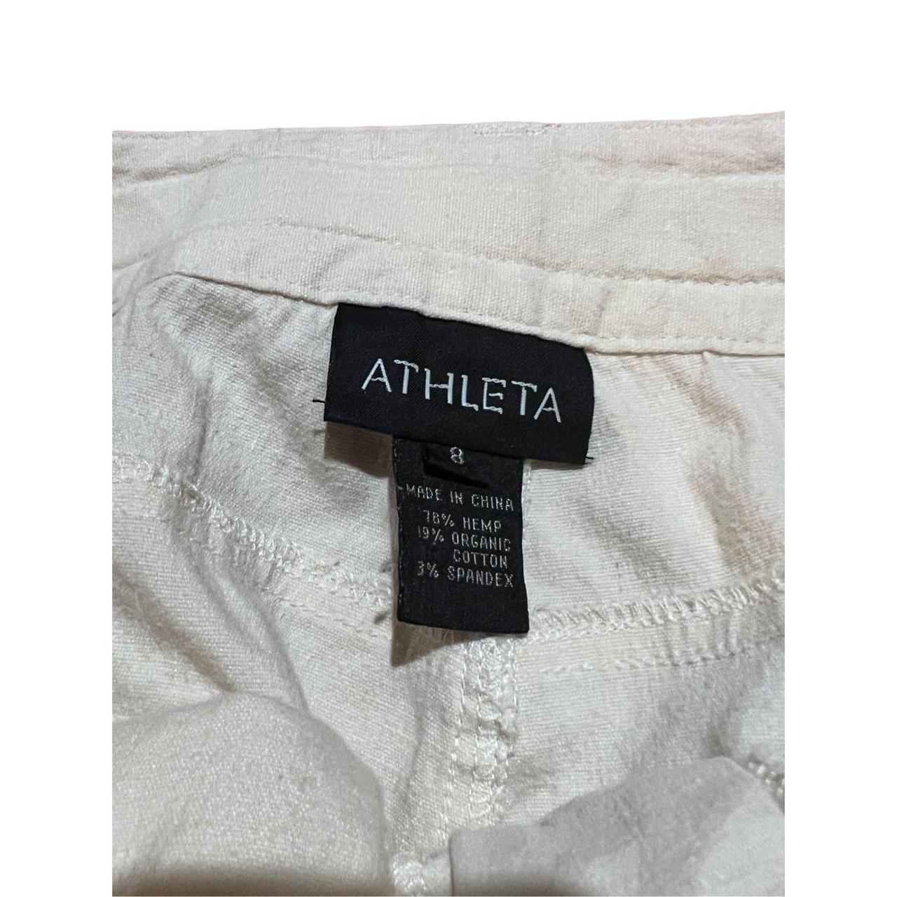 Athleta Womens Pants Black Capris Cropped Cargo - Depop