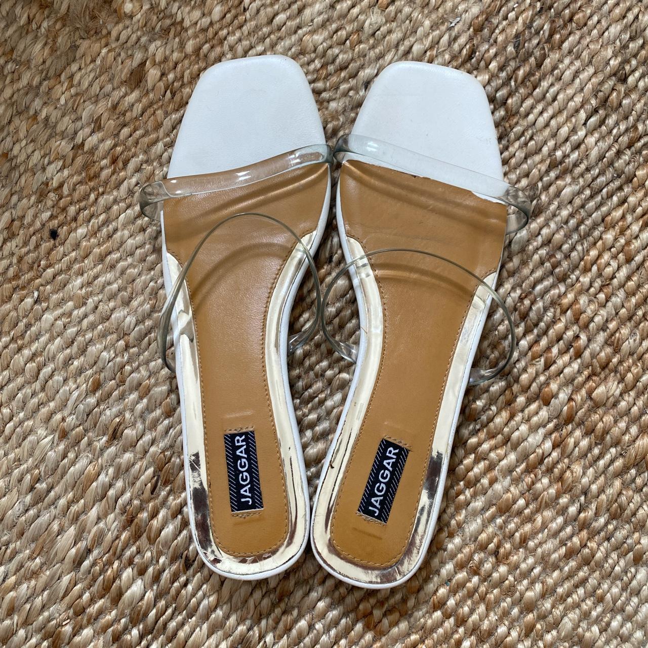 Jaggar clearance perspex sandal