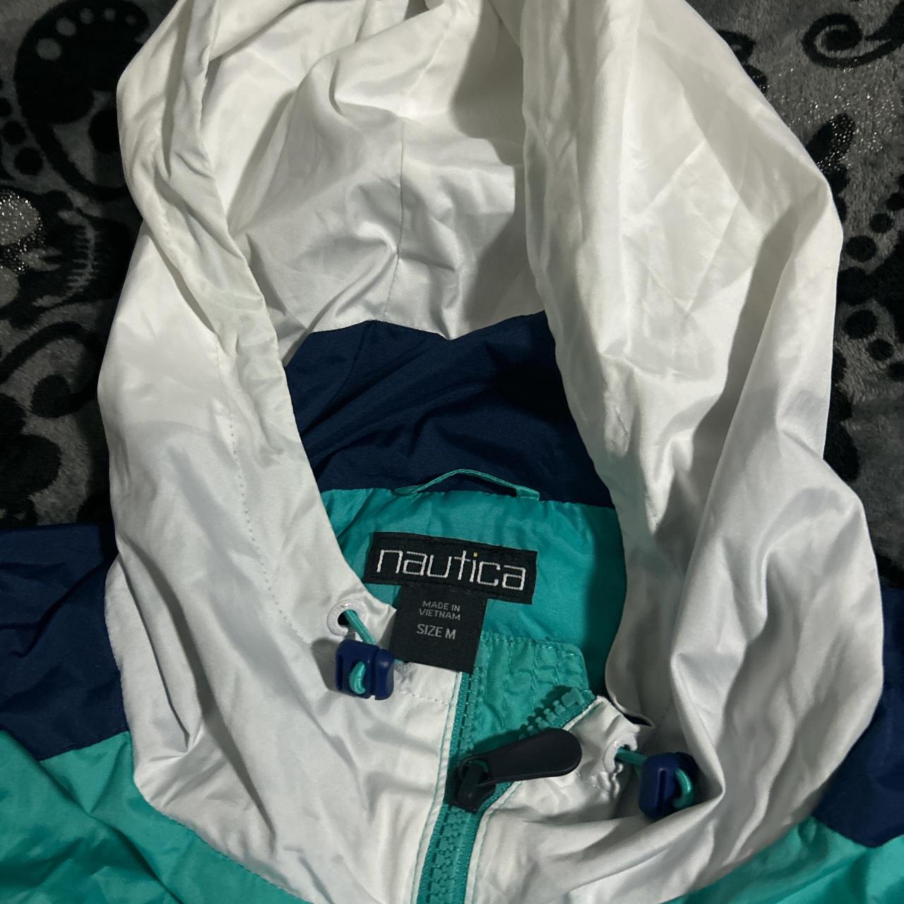 Nautica Women's Jacket - Multi/White - M – Blue a… - image 2