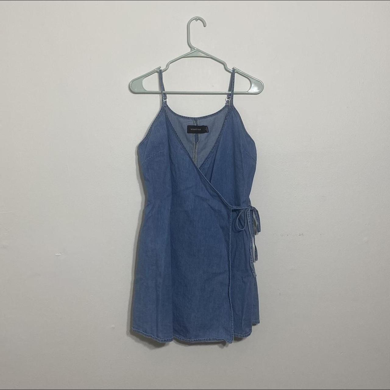 MinkPink Women's Blue Dress (2)