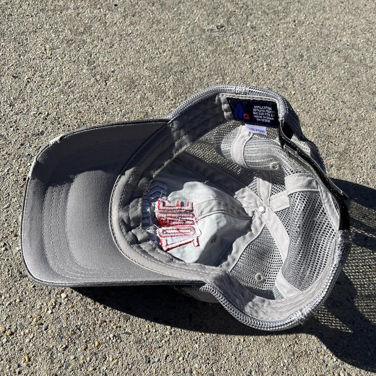 Vintage Distressed Mud Wash Trucker Hat... Depop